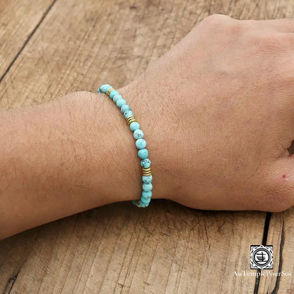 Bracelet Céleste en Turquoise pour Bien-être