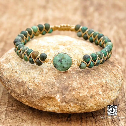 Bracelet de Lithothérapie en Turquoise pour Harmonie