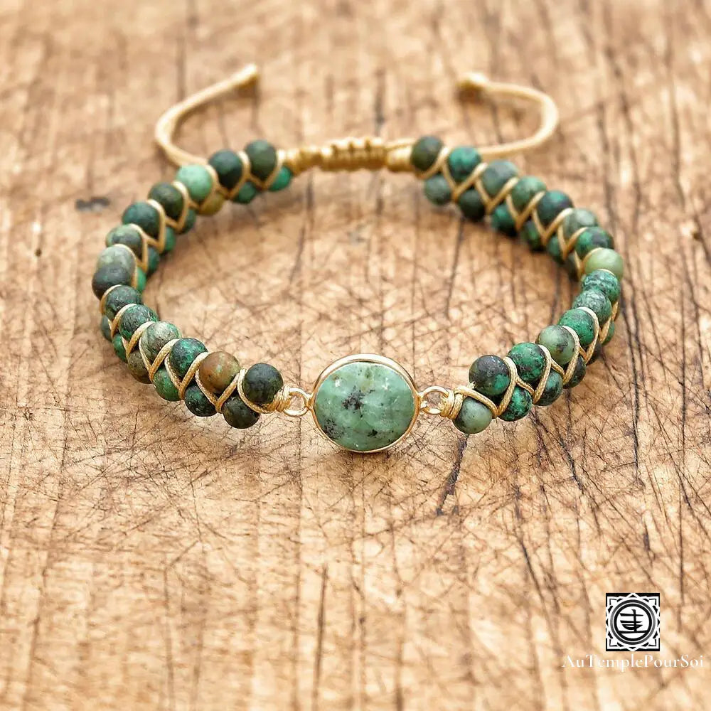 Bracelet Turquoise Esprit de la Forêt pour Équilibre