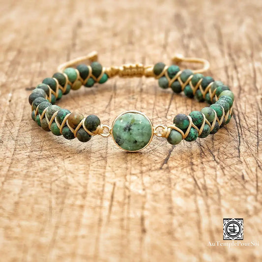 Bracelet Esprit de la Forêt en Turquoise Naturelle