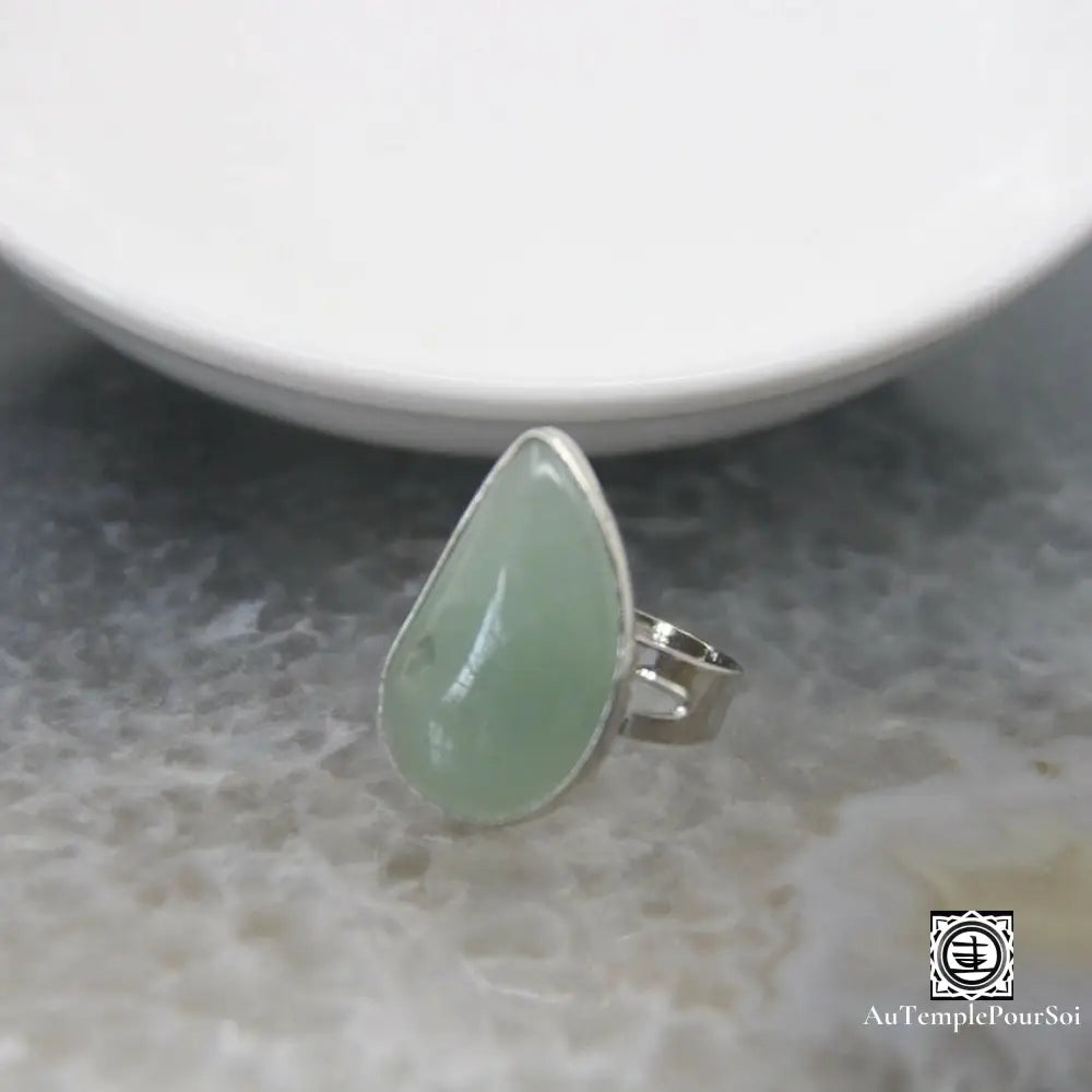 ’Goutte D’univers’ Bague Réglable En Pierres Naturelles Aventurine Bague