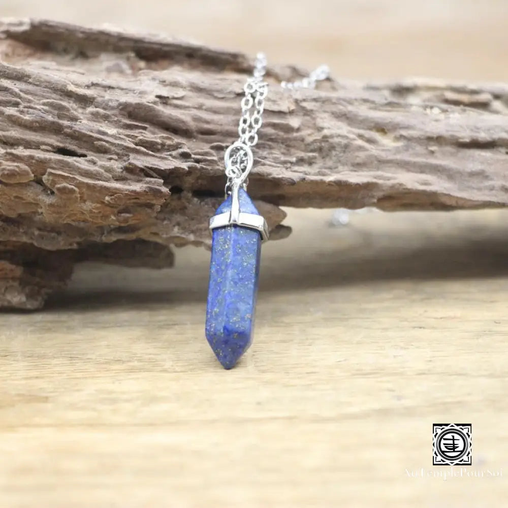 ’Harmonie Céleste’ Pendentif Hexagonal En Pierre Naturelle Lapis Lazuli Pendentif