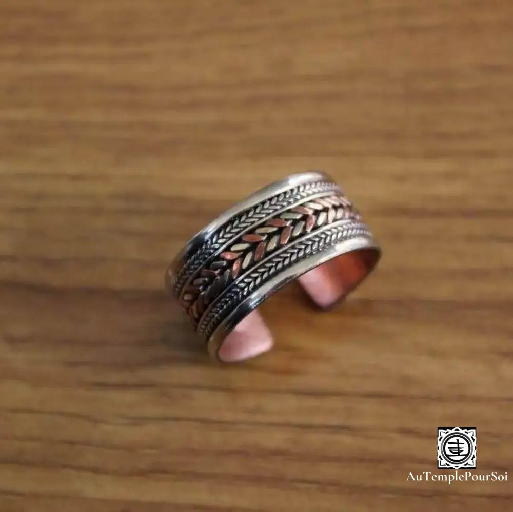 ’Harmonie De Shangri - La’ - Anneau Tibétain Ajustable Bague - Tibet