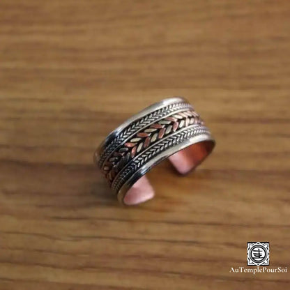 ’Harmonie De Shangri - La’ - Anneau Tibétain Ajustable Bague - Tibet