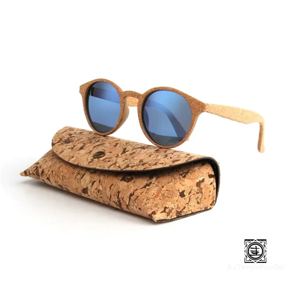 Lunettes en bois élégantes avec verres polarisés et design ergonomique