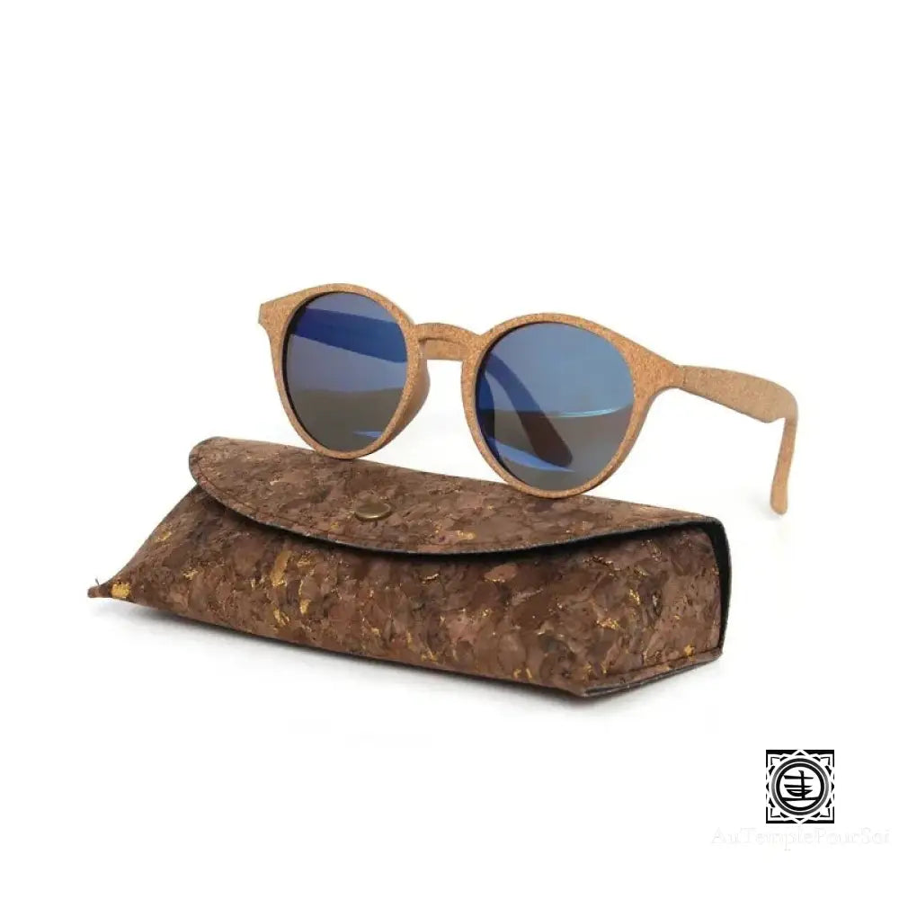 Lunettes en bois pour protection solaire quotidienne avec étui durable