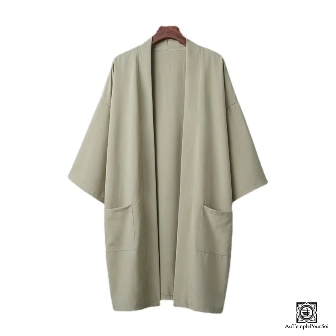 kimono-beige-traditionnel-tissu-naturel