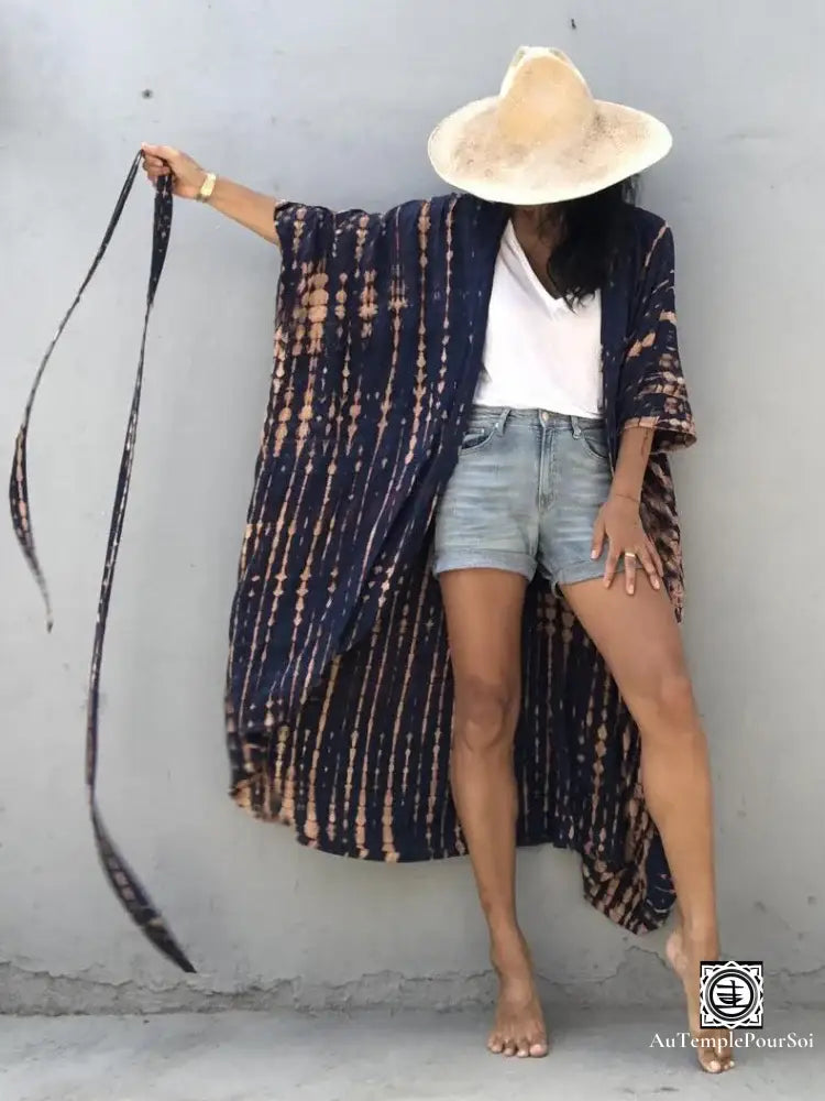 Kimono De Plage Pour Femme - Couvre-Maillot Tendance Et Élégant