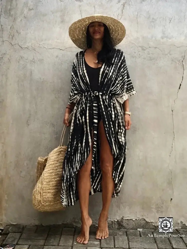 Kimono De Plage Pour Femme - Couvre-Maillot Tendance Et Élégant