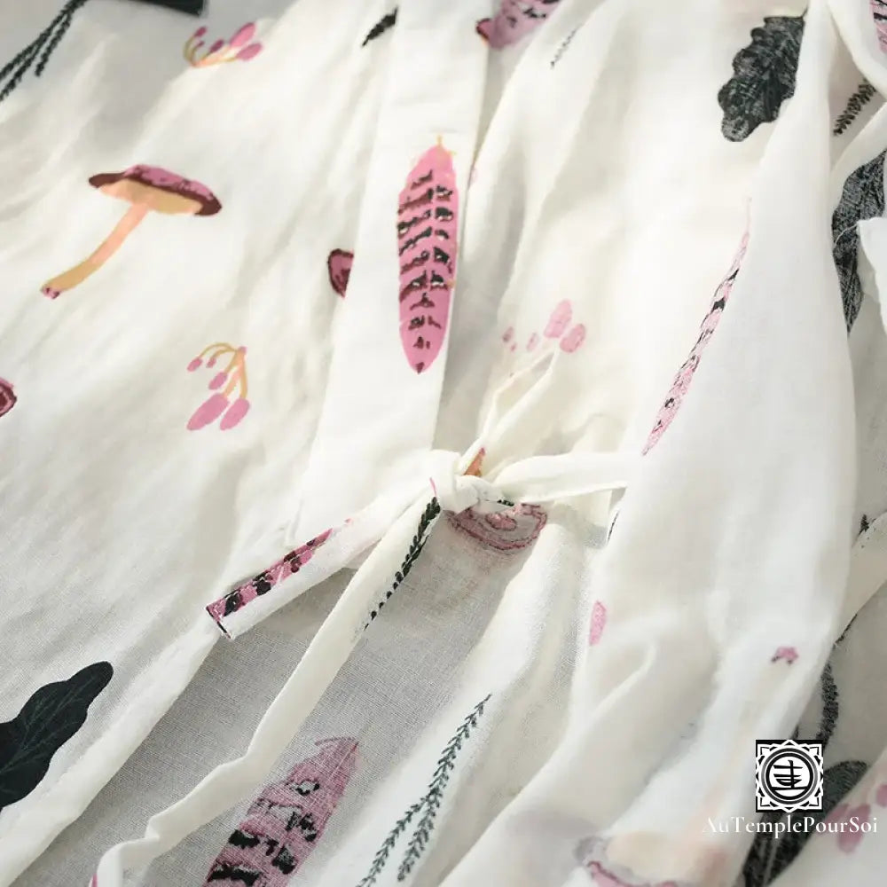 Kimono ’Délices D’asie’ En Coton - Élégance Japonaise Et Confort Varié