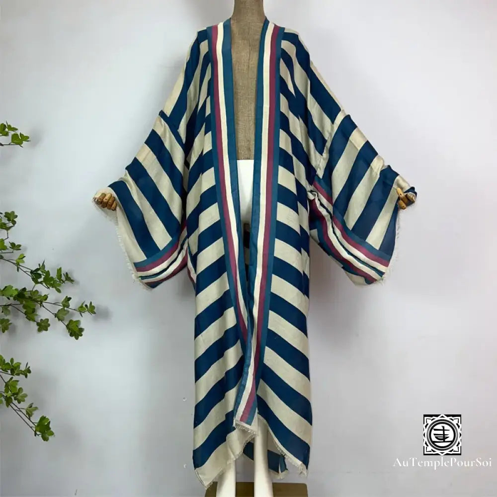 Kimono ’Éclat Urbain’ Bleu / Unique