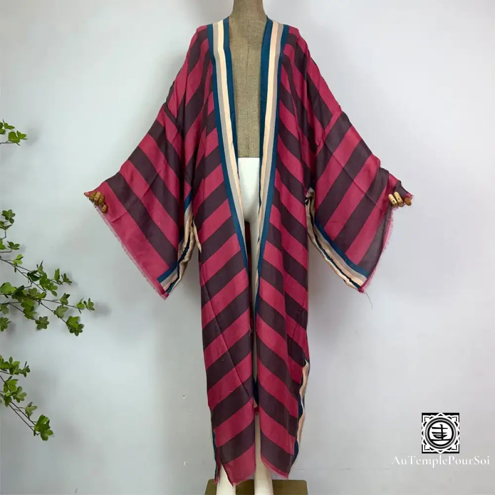 Kimono ’Éclat Urbain’ Rouge / Unique