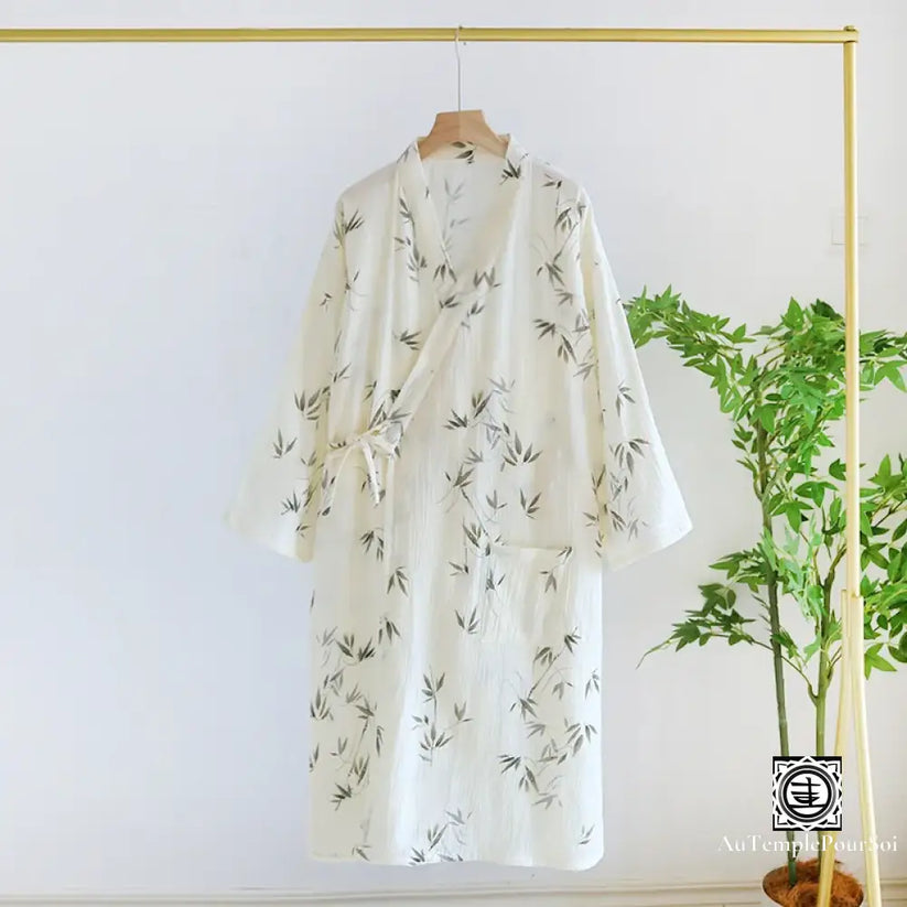 Kimono femme lin bambou