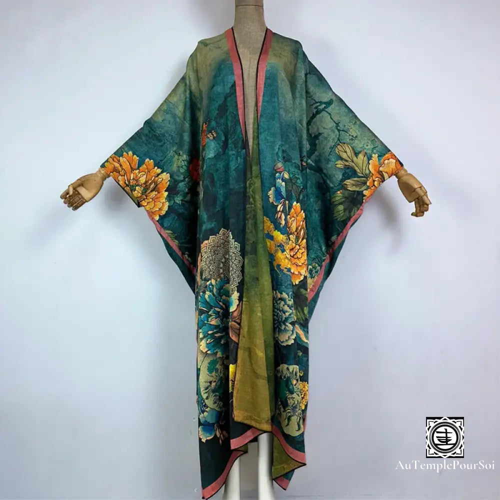 Kimono ’Forêt Enchantée’ Clairière Féerique / Unique