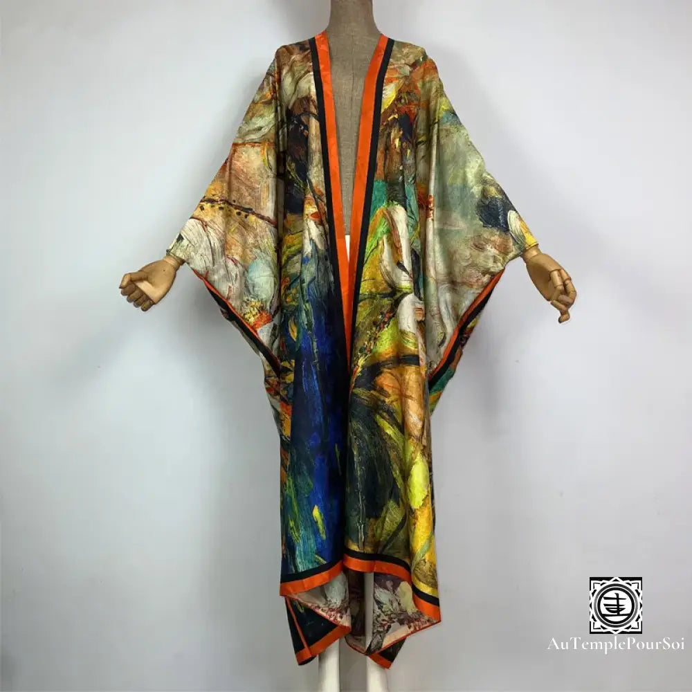 Kimono ’Forêt Enchantée’ Roseraie Envoûtante / Unique