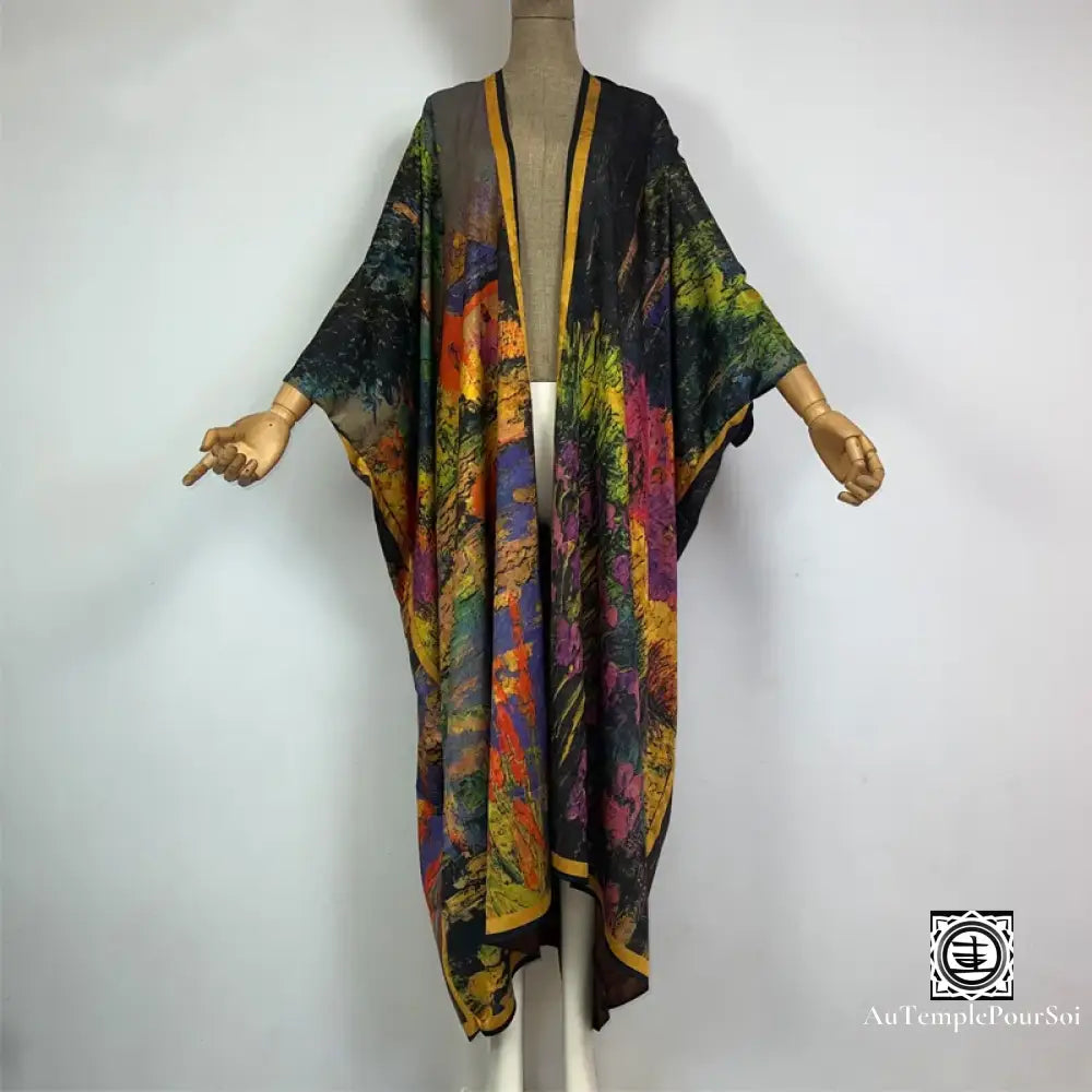 Kimono ’Forêt Enchantée’ Verger Lumineux / Unique