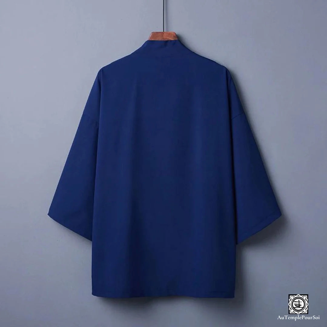 kimono-lin-bleu-femme-qualite-superieure