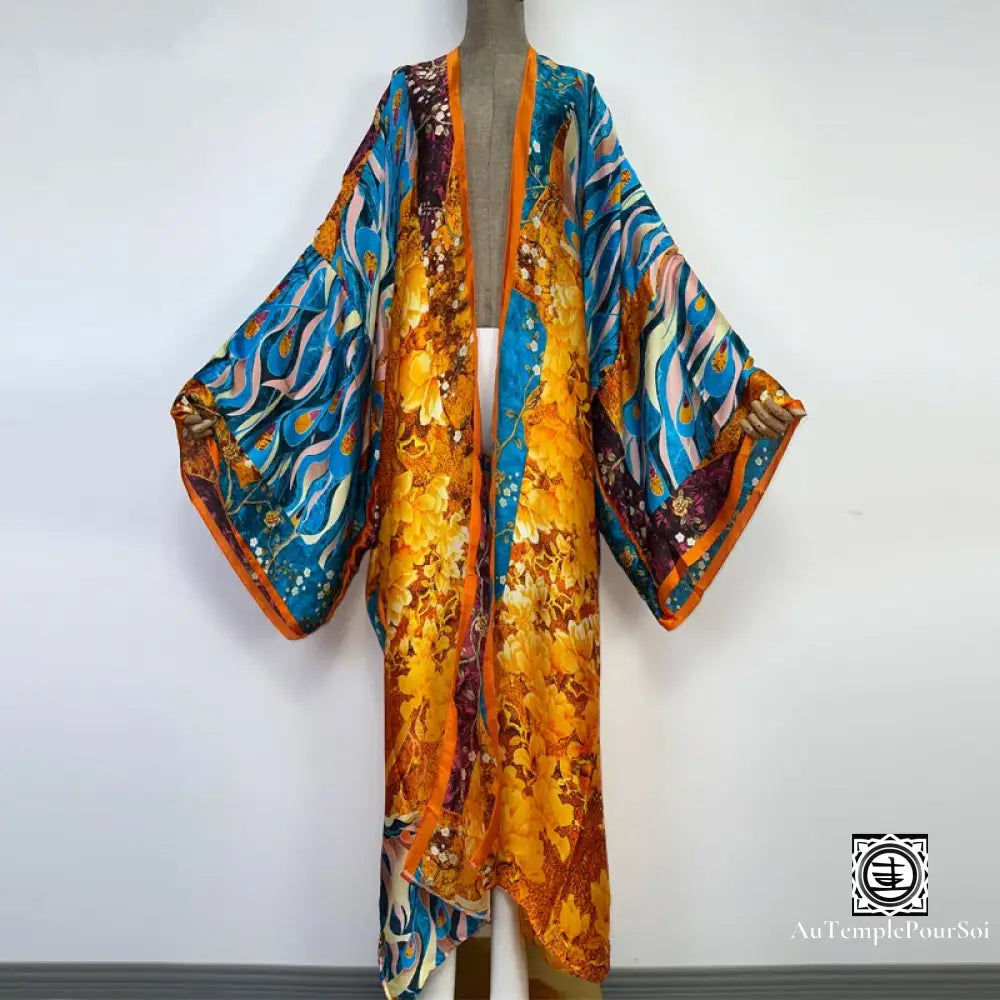 Kimono ’Toile Impressionniste’ Crépuscule Des Dieux / 145Cm