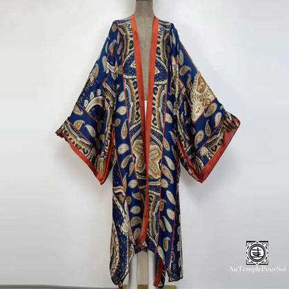 Kimono ’Toile Impressionniste’ Palette D’automne / 145Cm