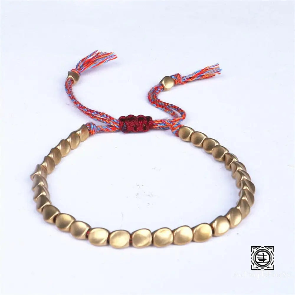 ’Légende De L’himalaya’ Bracelet Porte - Bonheur En Perle Cuivre Bracelets