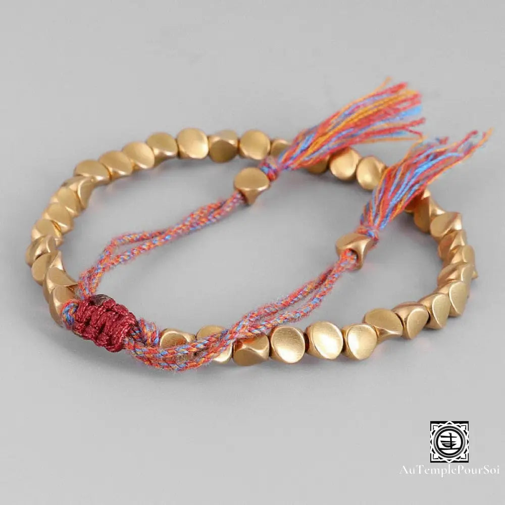 ’Légende De L’himalaya’ Bracelet Porte - Bonheur En Perle Cuivre Bracelets