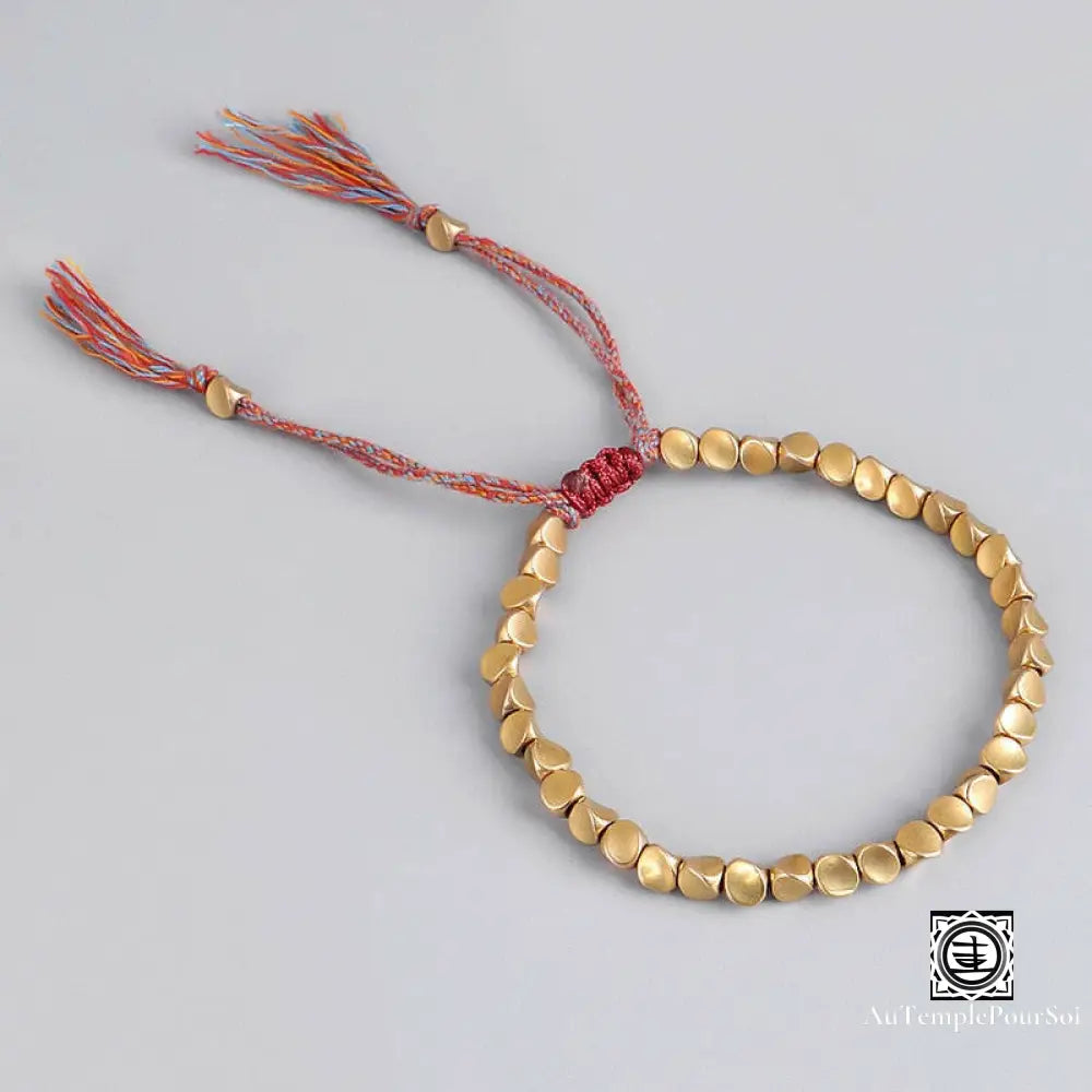 ’Légende De L’himalaya’ Bracelet Porte - Bonheur En Perle Cuivre Bracelets