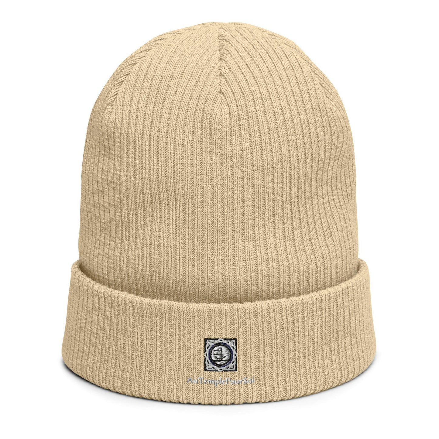 AuTemplePourSoi ribbed beanie in organic cotton | 23" ATPS collection