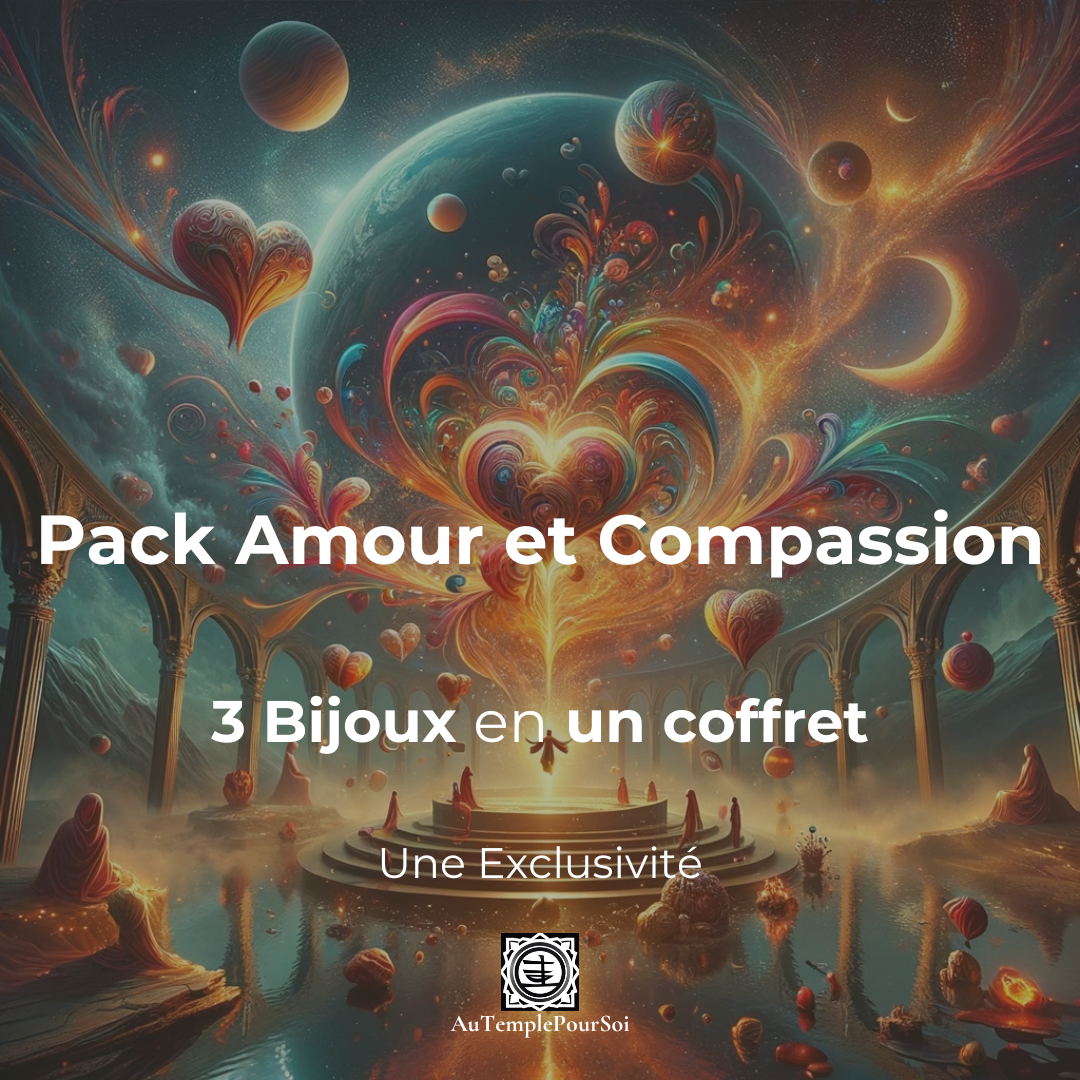 Pack Amour et Compassion : Rhodonite, Kunzite, Quartz Rose