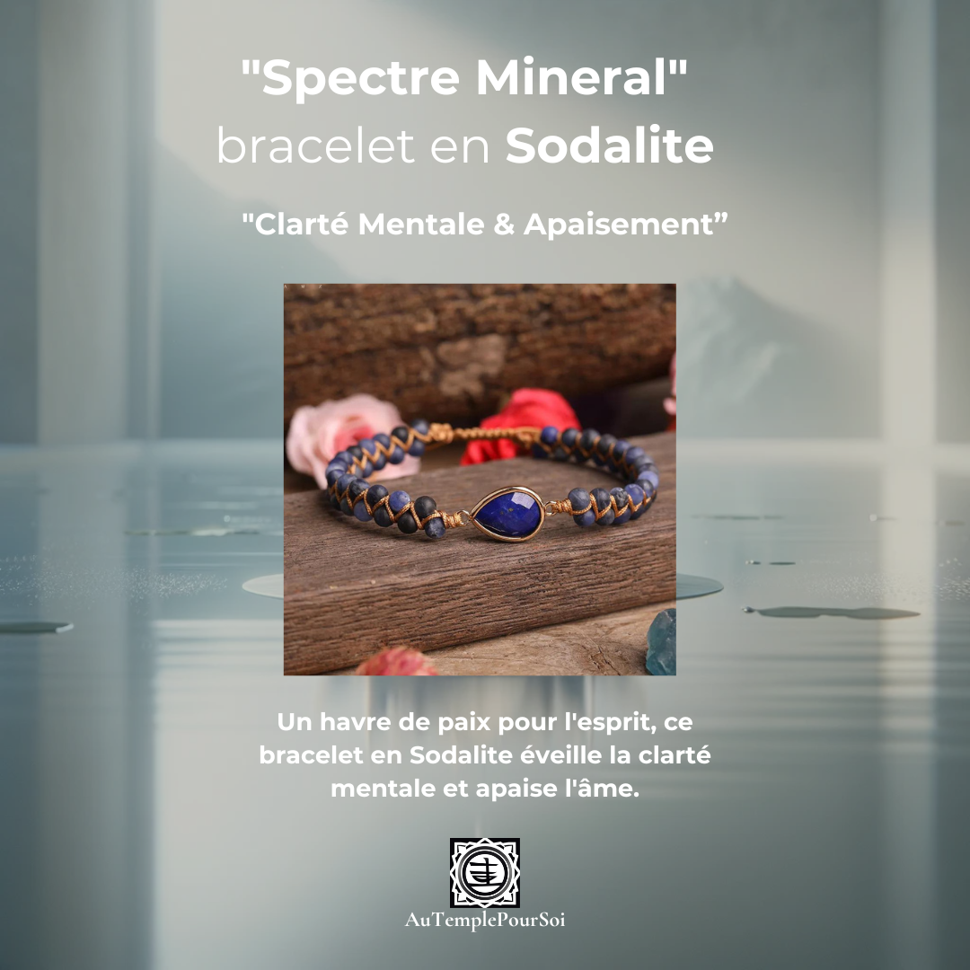 Pack Sérénité et Clarté : Lapis Lazuli, Sodalite, Pierre de Lune