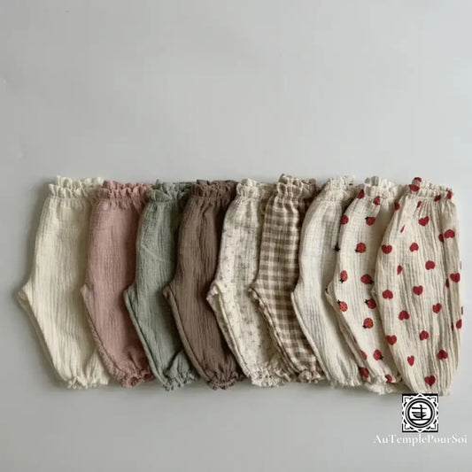 Pantalon ’Douceur De Mousseline’: Collection Confort Pour Bébés Enfant