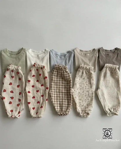 Pantalon ’Douceur De Mousseline’: Collection Confort Pour Bébés Enfant