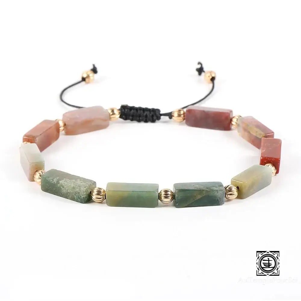 Bracelet en Onyx d'Inde - Énergie Protectrice