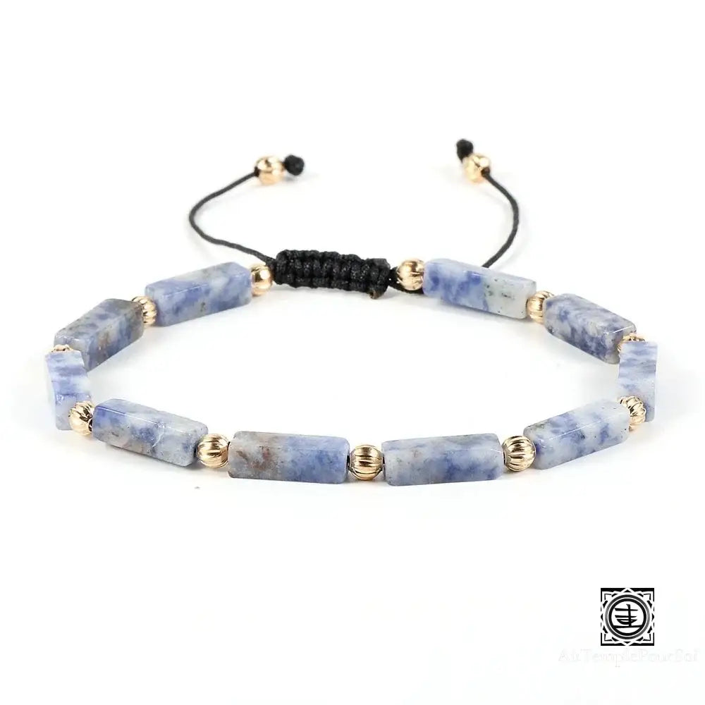 Bracelet en White Blue Stone - Calme et Clarté