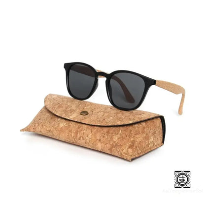 Accessoire de mode durable - lunettes en bois avec étui unique