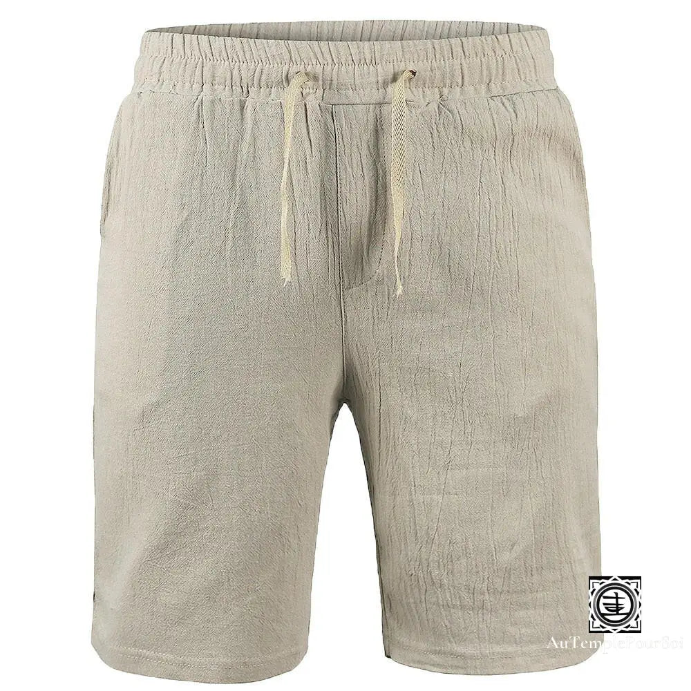 Short ’Paisible’ En Lin Homme