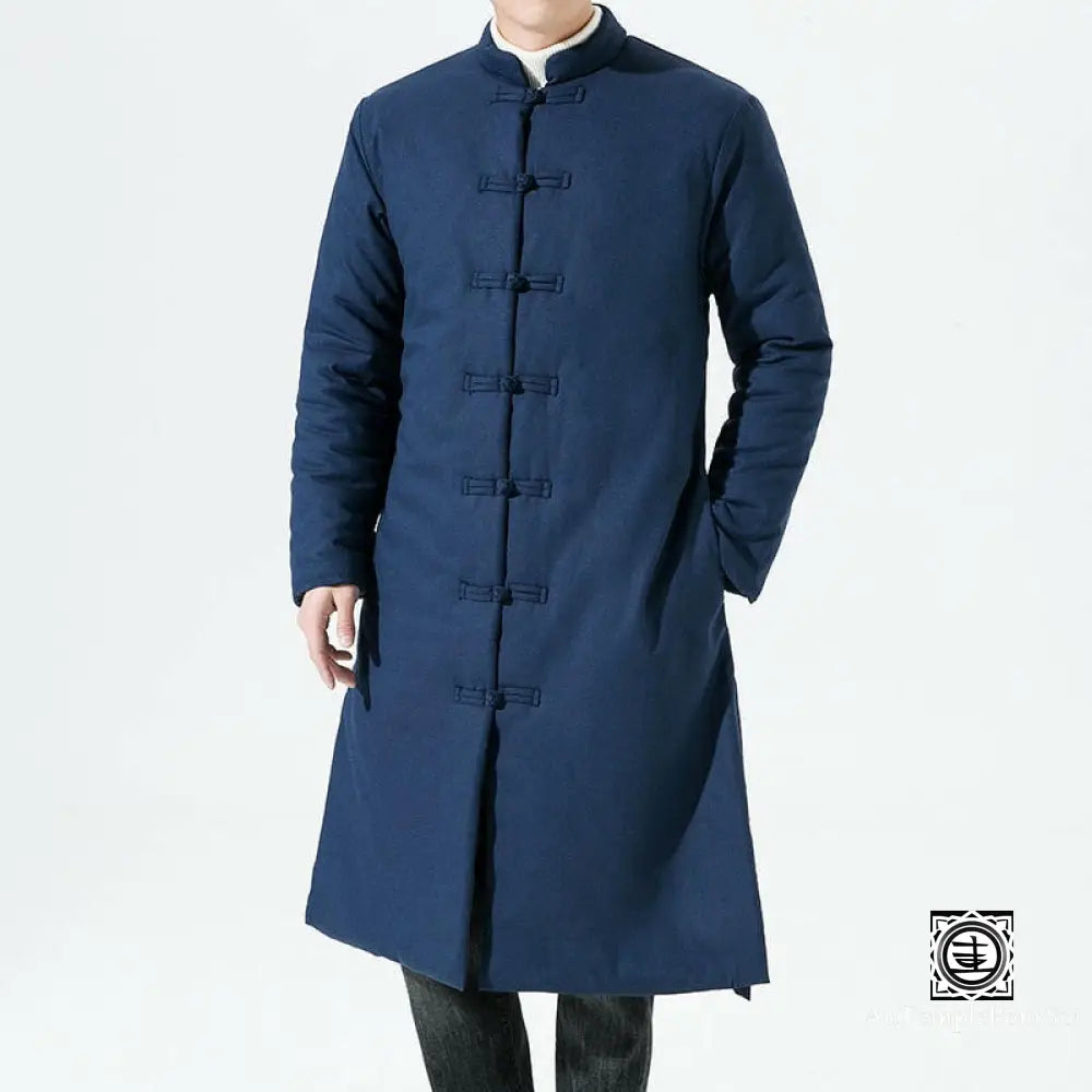 ’Simple’ Manteau Long Traditionnel En Coton Manteau