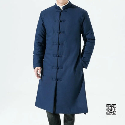 ’Simple’ Manteau Long Traditionnel En Coton Manteau