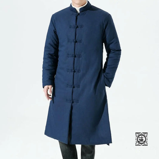 ’Simple’ Manteau Long Traditionnel En Coton Manteau