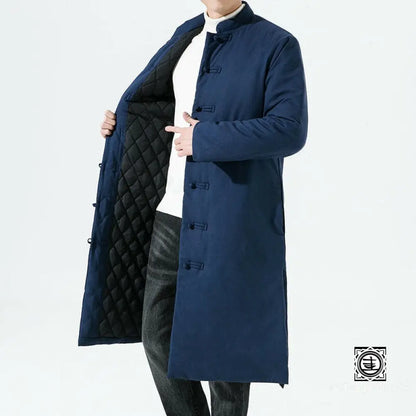’Simple’ Manteau Long Traditionnel En Coton Manteau