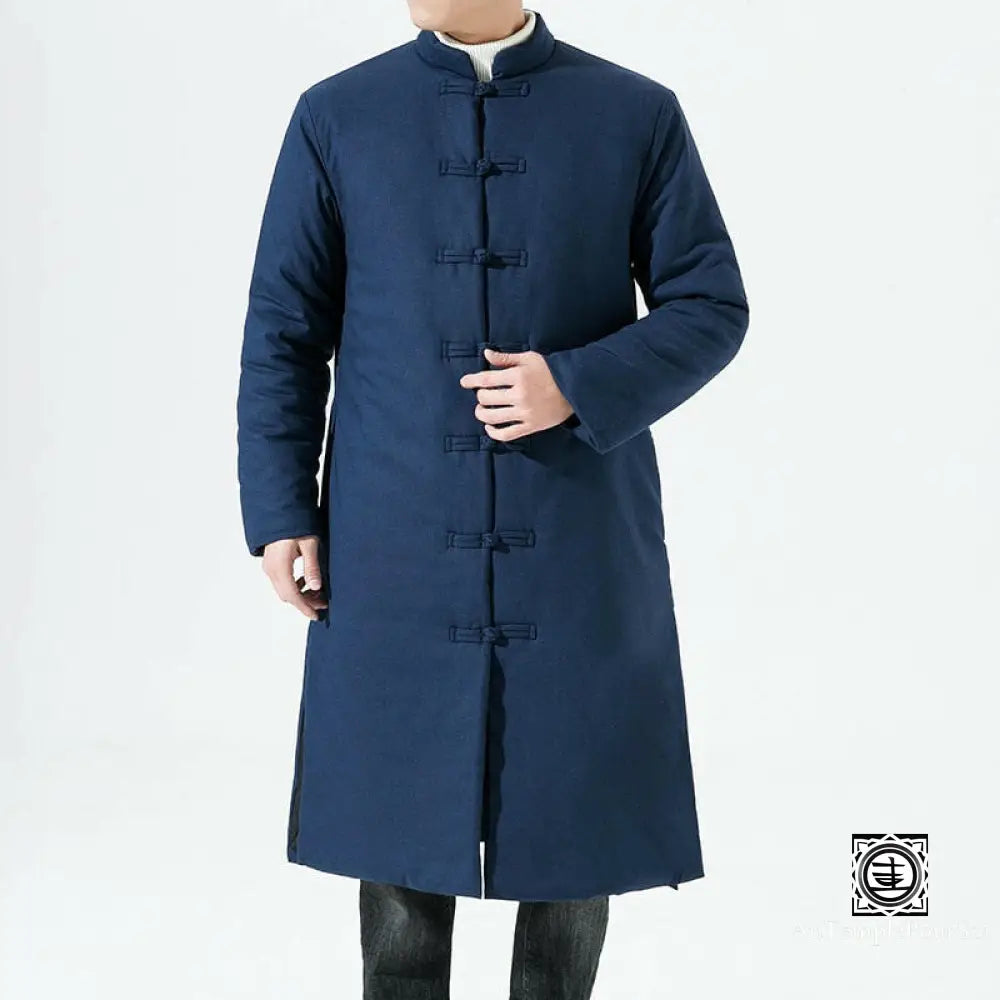 ’Simple’ Manteau Long Traditionnel En Coton Manteau