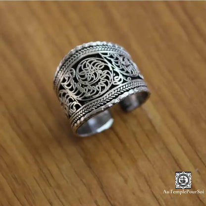 ’Spirale De Shambhala’ - Bague En Argent Tibétain Bague - Tibet