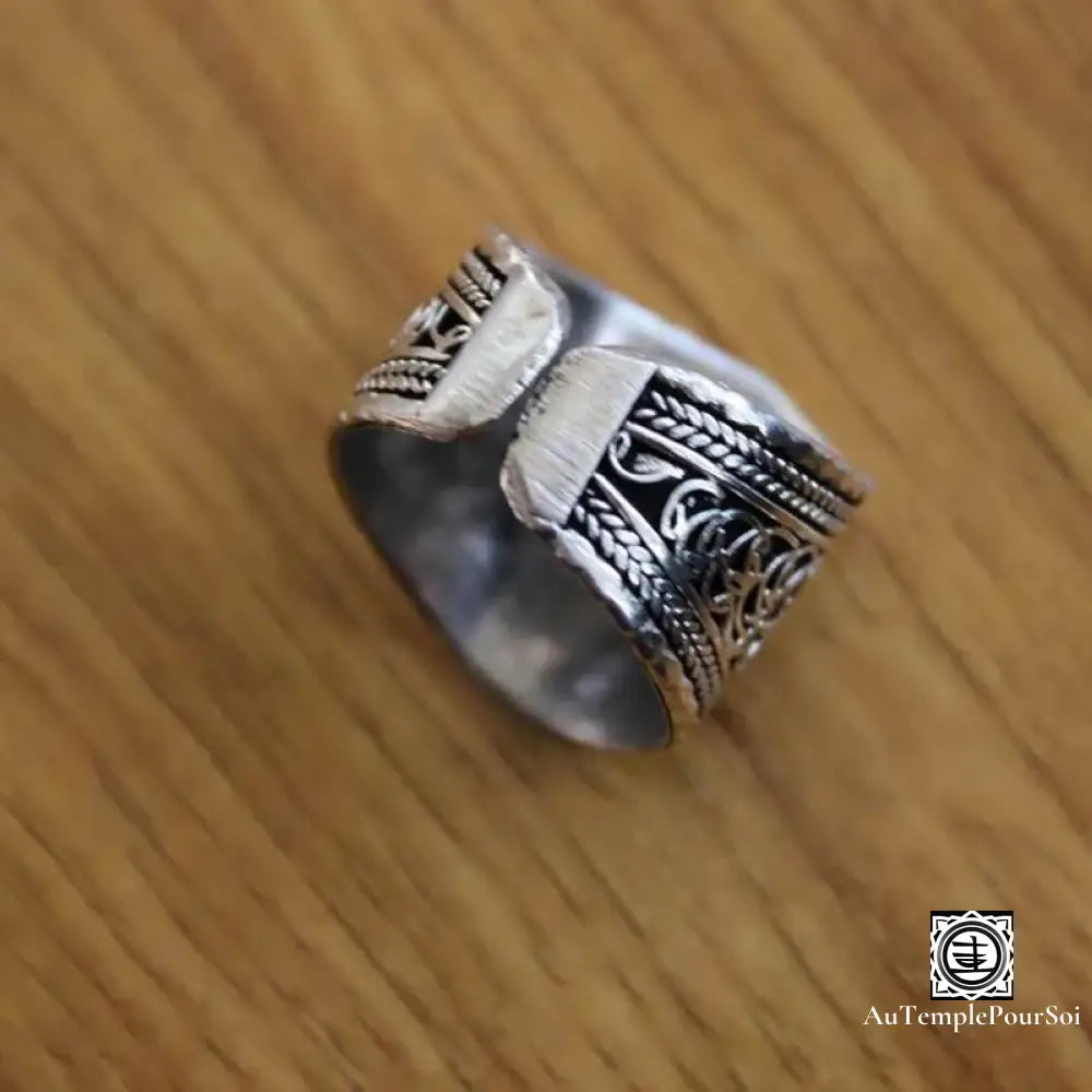 ’Spirale De Shambhala’ - Bague En Argent Tibétain Bague - Tibet