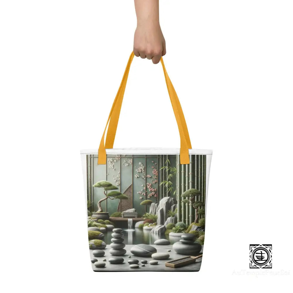 Tote Bag ’Zen’ Jaune