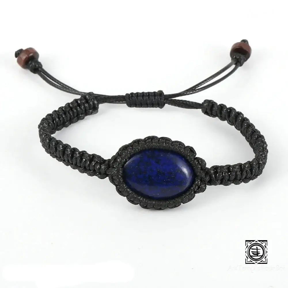 bracelet-macrame-lapis-lazuli-pierre-naturelle-lithotherapie-france-mineraux