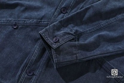 Veste En Denim Minimaliste: Élégance Et Durabilité Veste-Lin-Homme