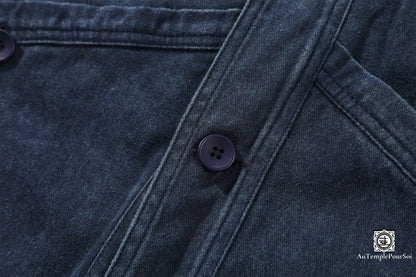 Veste En Denim Minimaliste: Élégance Et Durabilité Veste-Lin-Homme