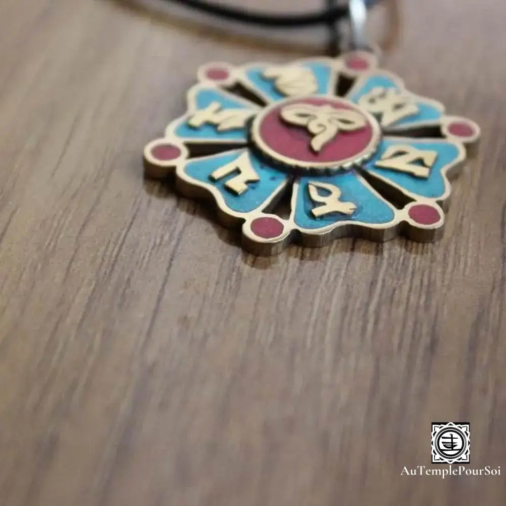 ’Vision Du Dharma’ - Amulette Tibétaine De Sagesse Pendentif - Tibet