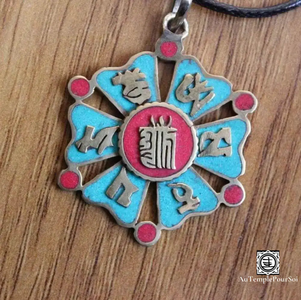 ’Vision Du Dharma’ - Amulette Tibétaine De Sagesse Pendentif - Tibet