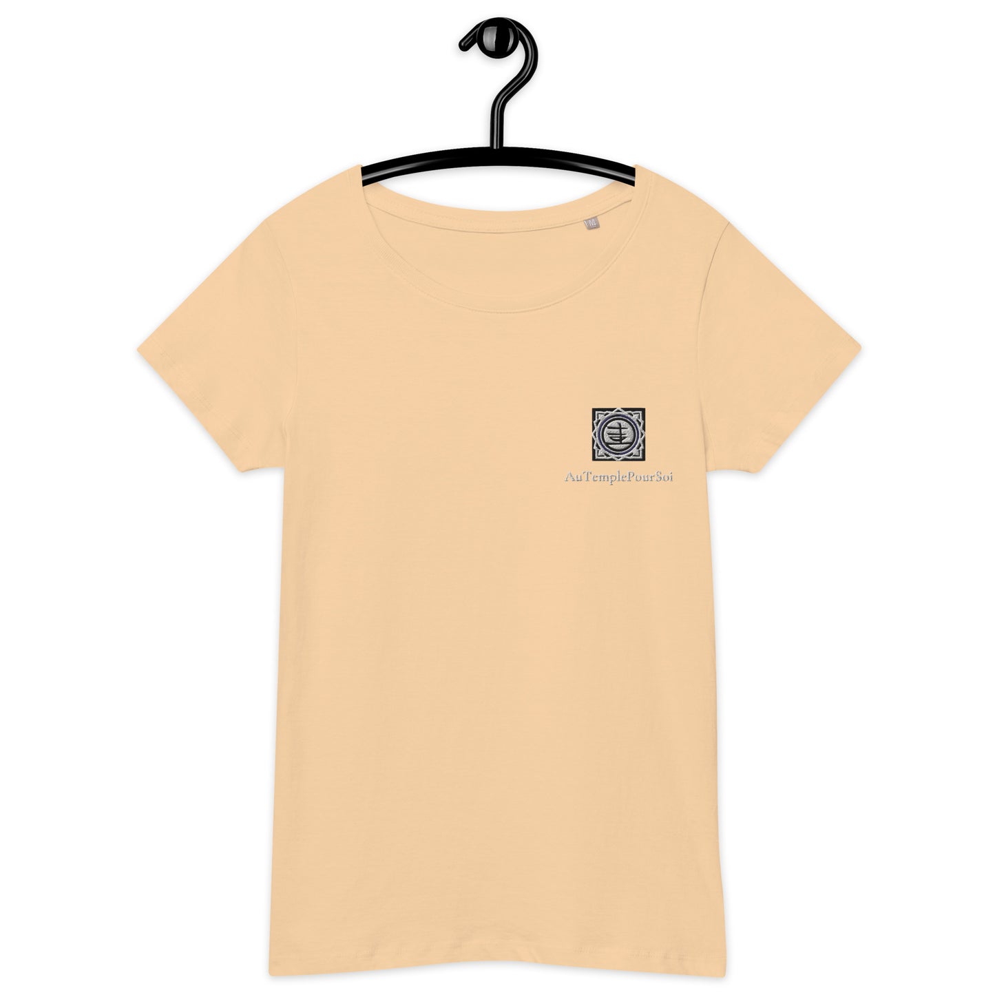 AuTemplePourSoi embroidered women's T-shirt in premium organic cotton | ATPS 23" collection