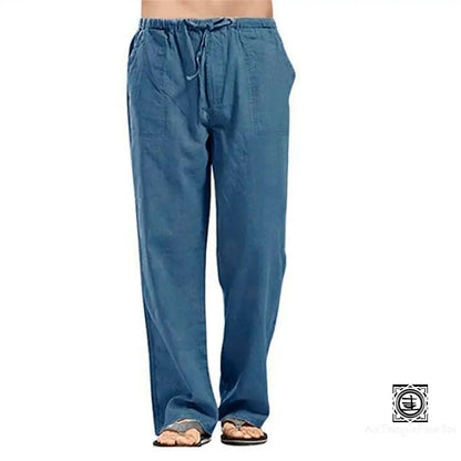 ’Zen’ Pantalon En Lin Homme